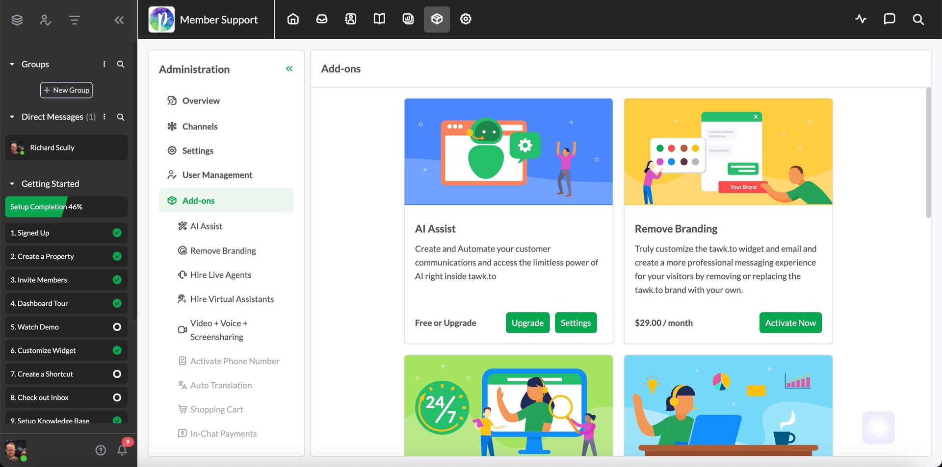 A computer screen with a bunch of icons on it