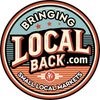 A logo for bringing local back.com small local markets