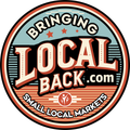 A logo for bringing local back.com small local markets