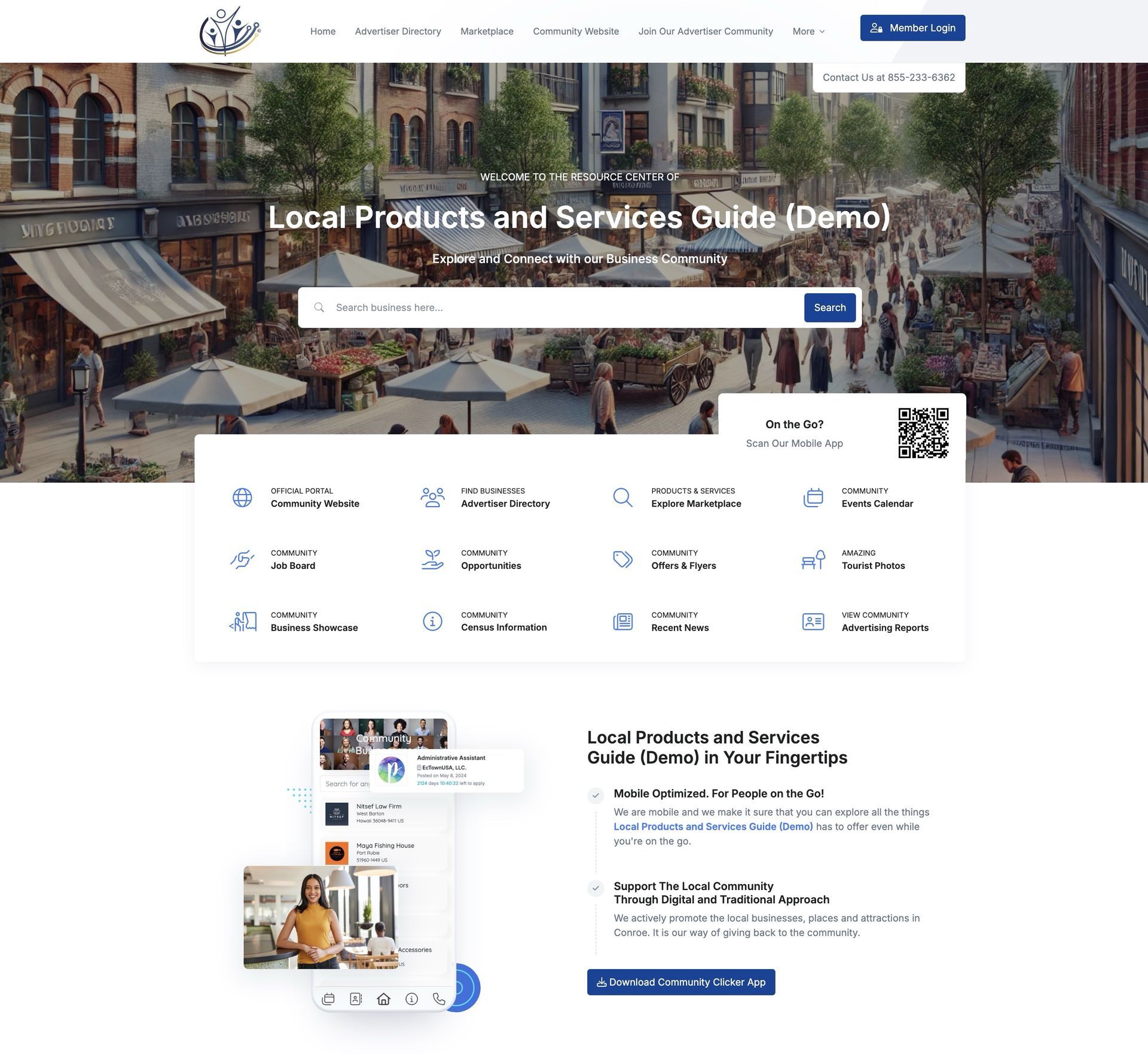 A screenshot of a website that says `` branded as your own community for growth ''.