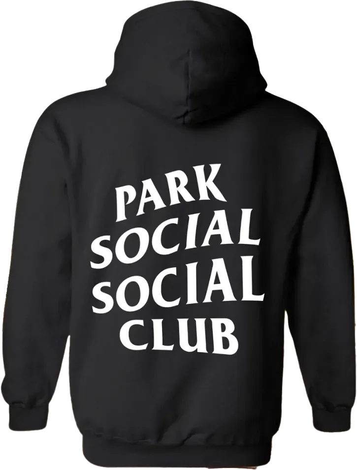 Black hoodie with 