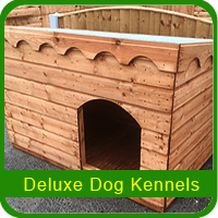 Deluxe dog kennels
