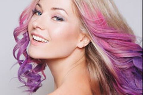 Girl with coloured hair — Hairstylists in North Rockhampton, QLD