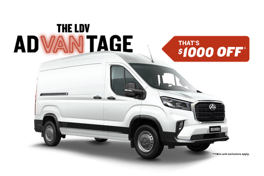Black passenger van on a white background.