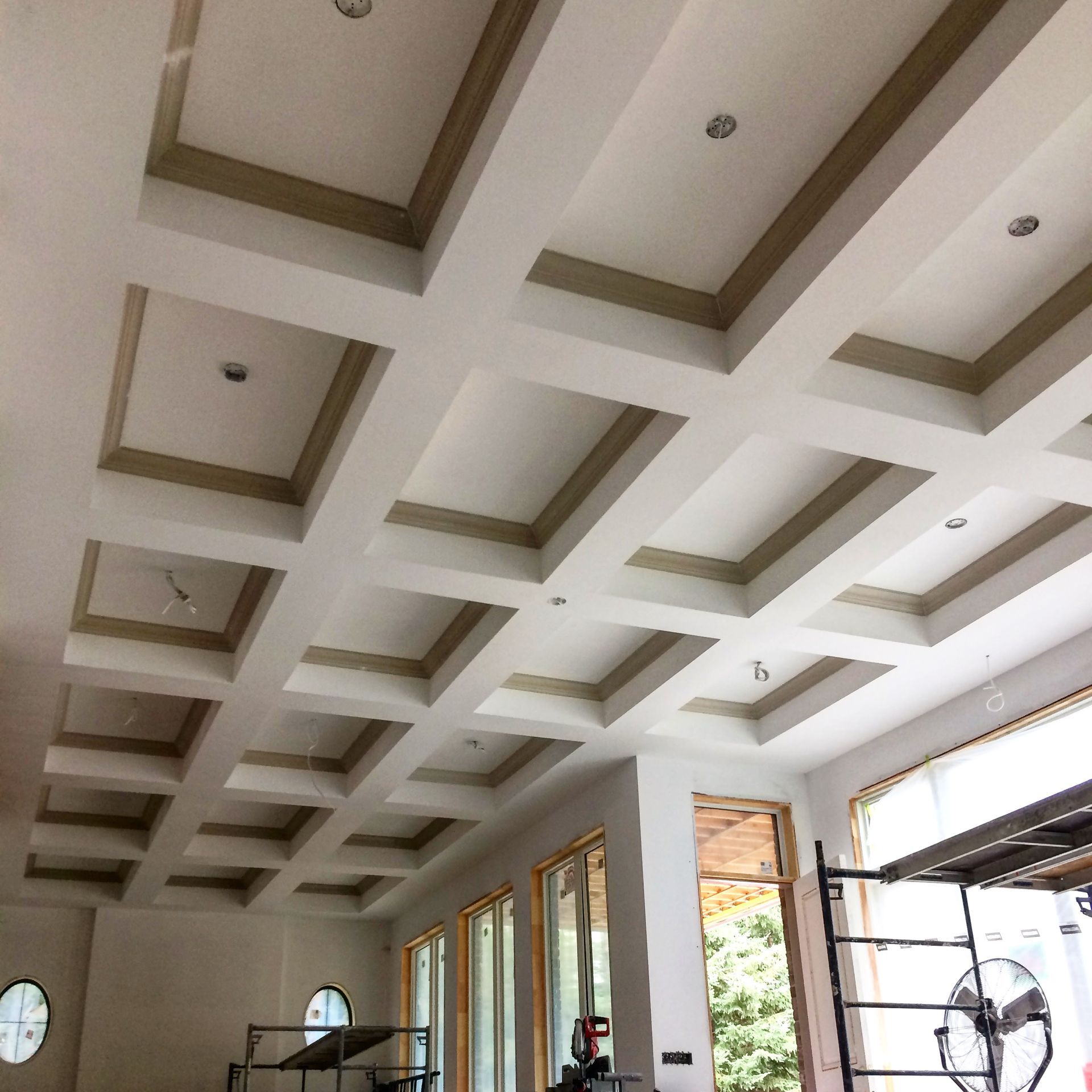 waffle ceiling image