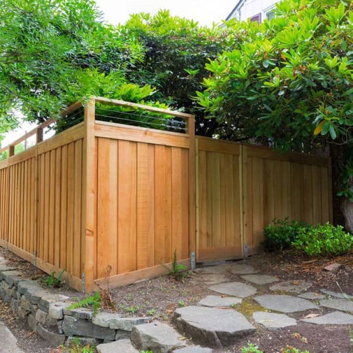 Wooden Cedar Fence