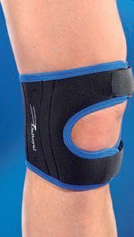 ginocchiera nera e blu