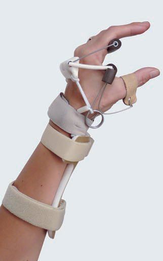 supporto per immobilizzare avambraccio e mano