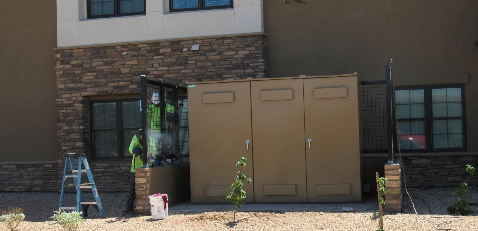 Electrical Cage at Clarendale in Chandler