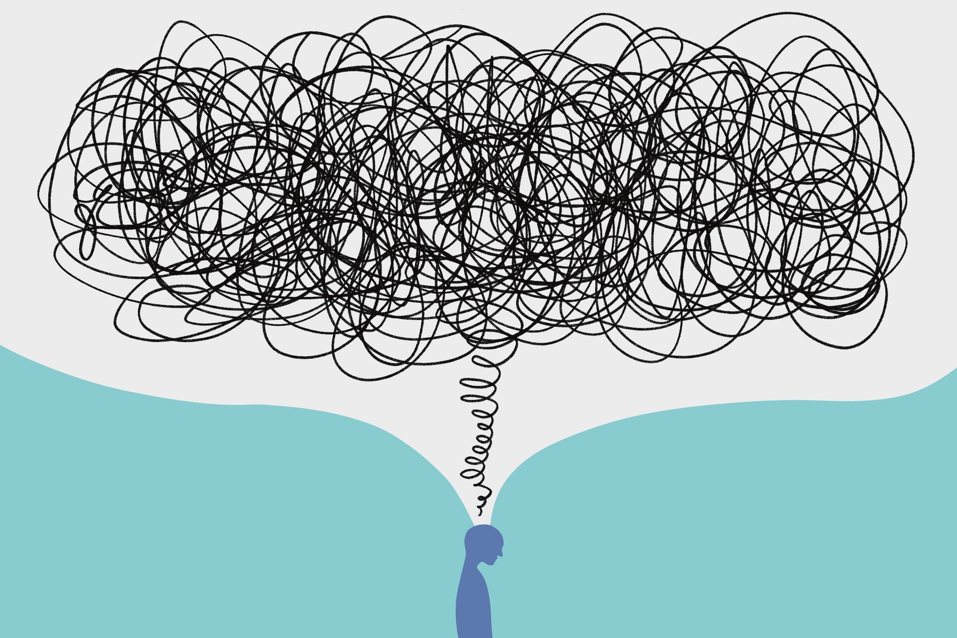 Mature man helps younger man verbalize problems in therapy.