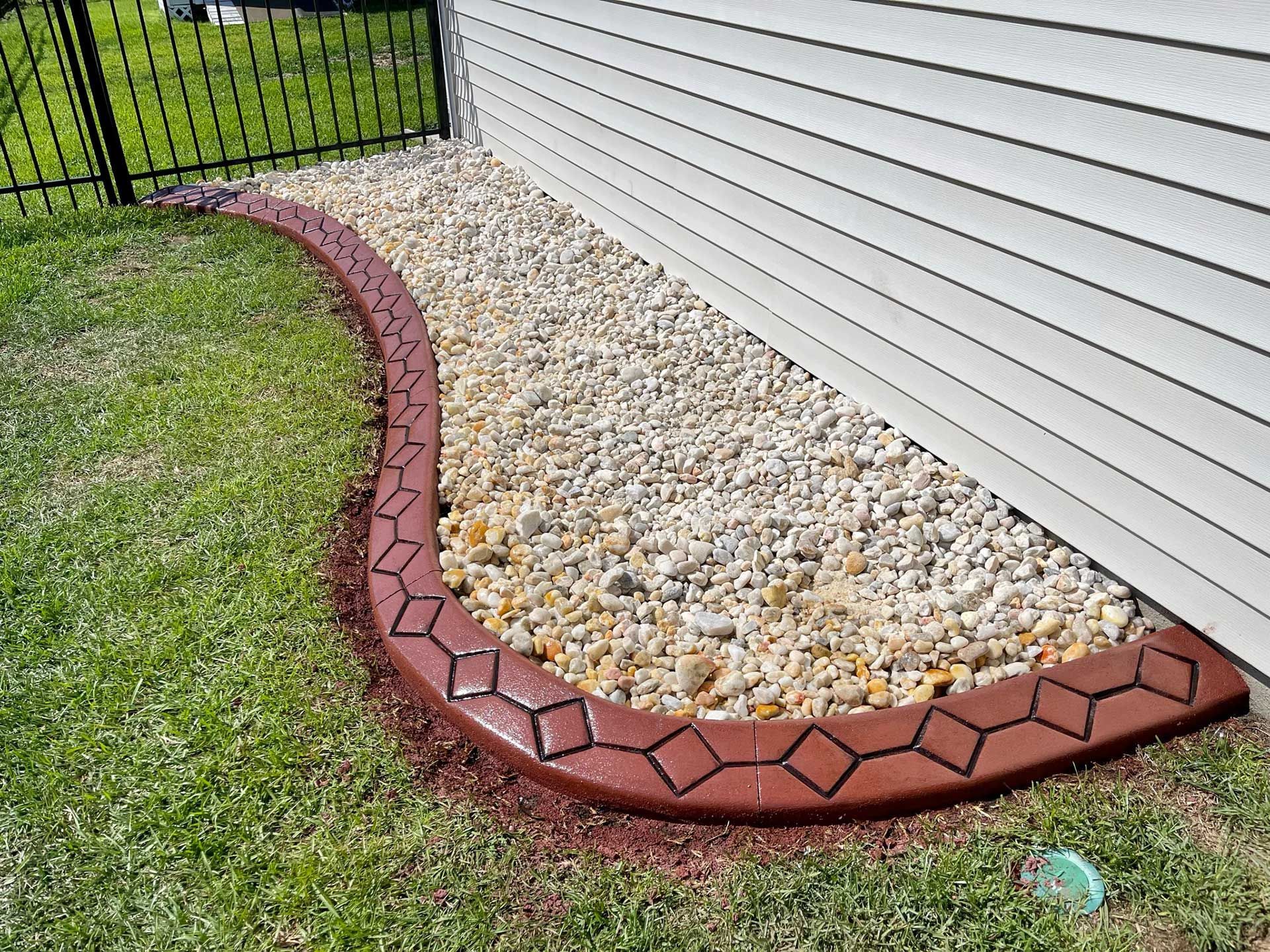 landscaping and curbing 38
