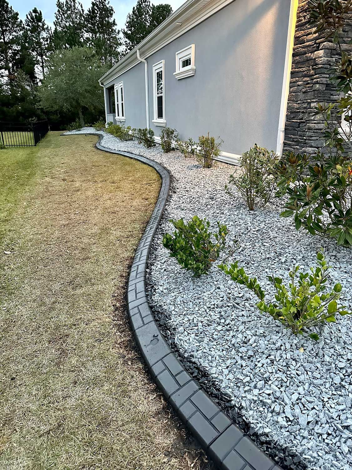 landscaping and curbing 22