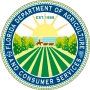 El sello del Departamento de Agricultura y Servicios al Consumidor de Florida