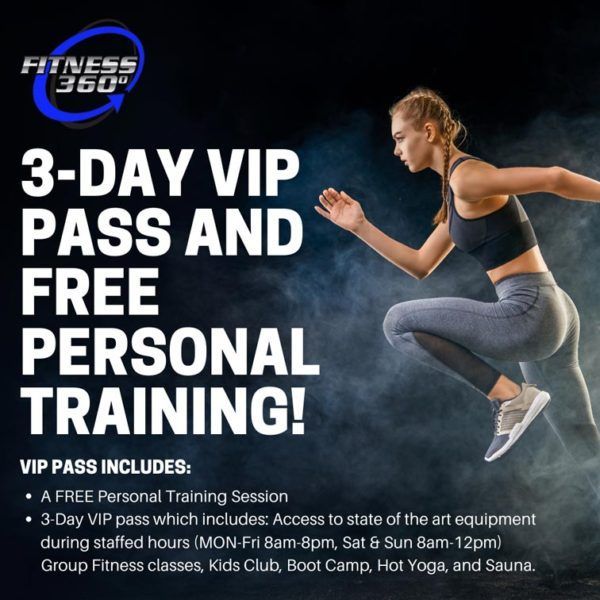 3 day pass and personal training