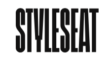 StyleSeat logo in bold black letters on white background.