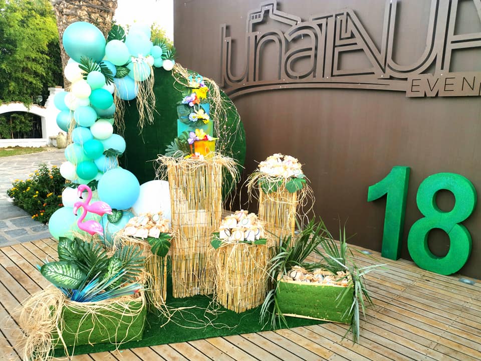 allestimento palloncini 18 anni