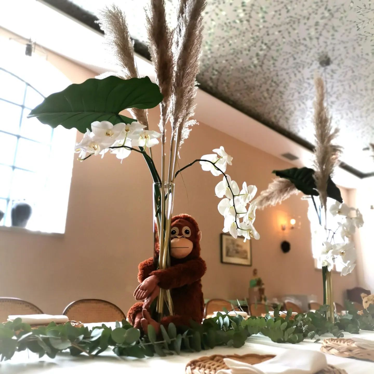 allestimento compleanno giungla