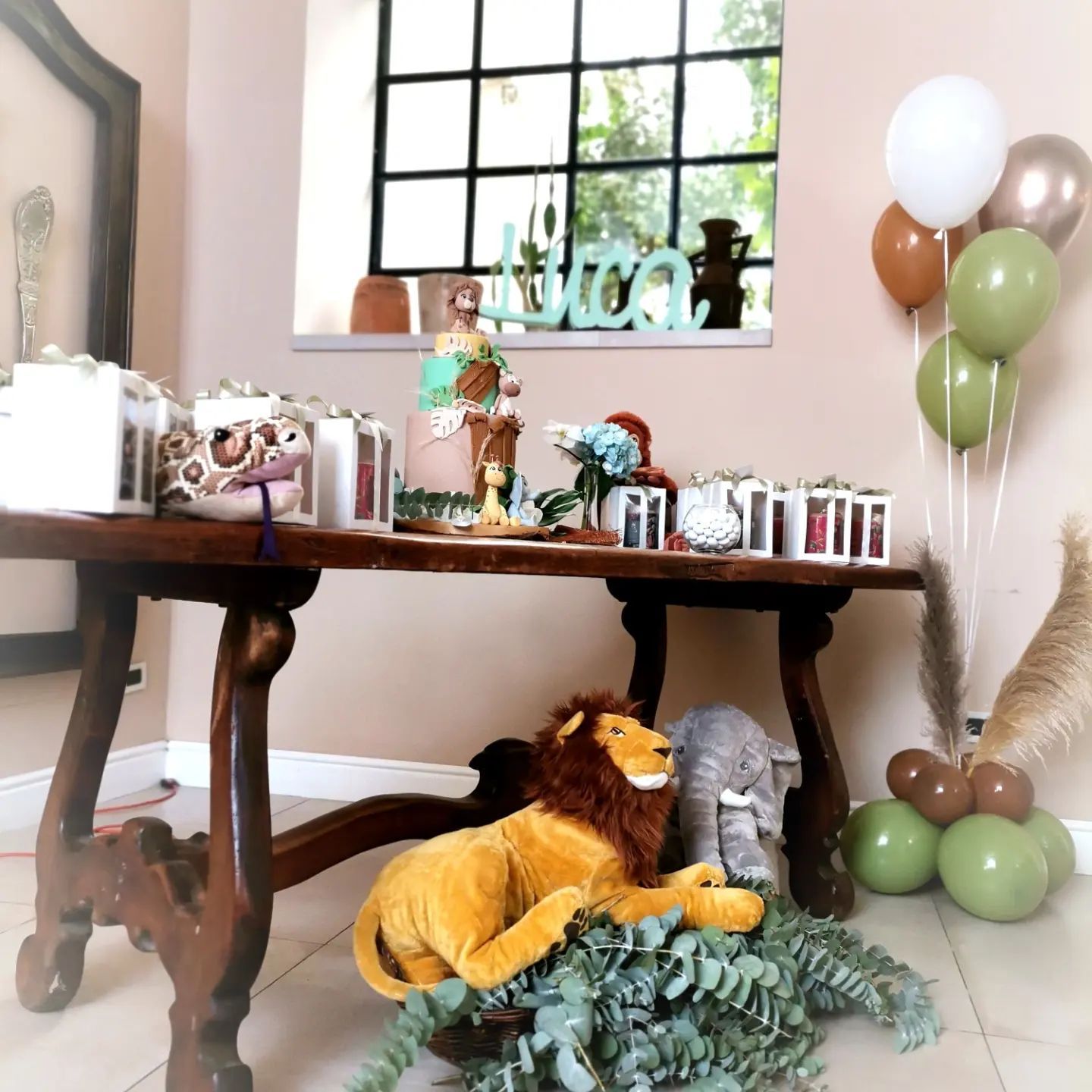 allestimento giungla