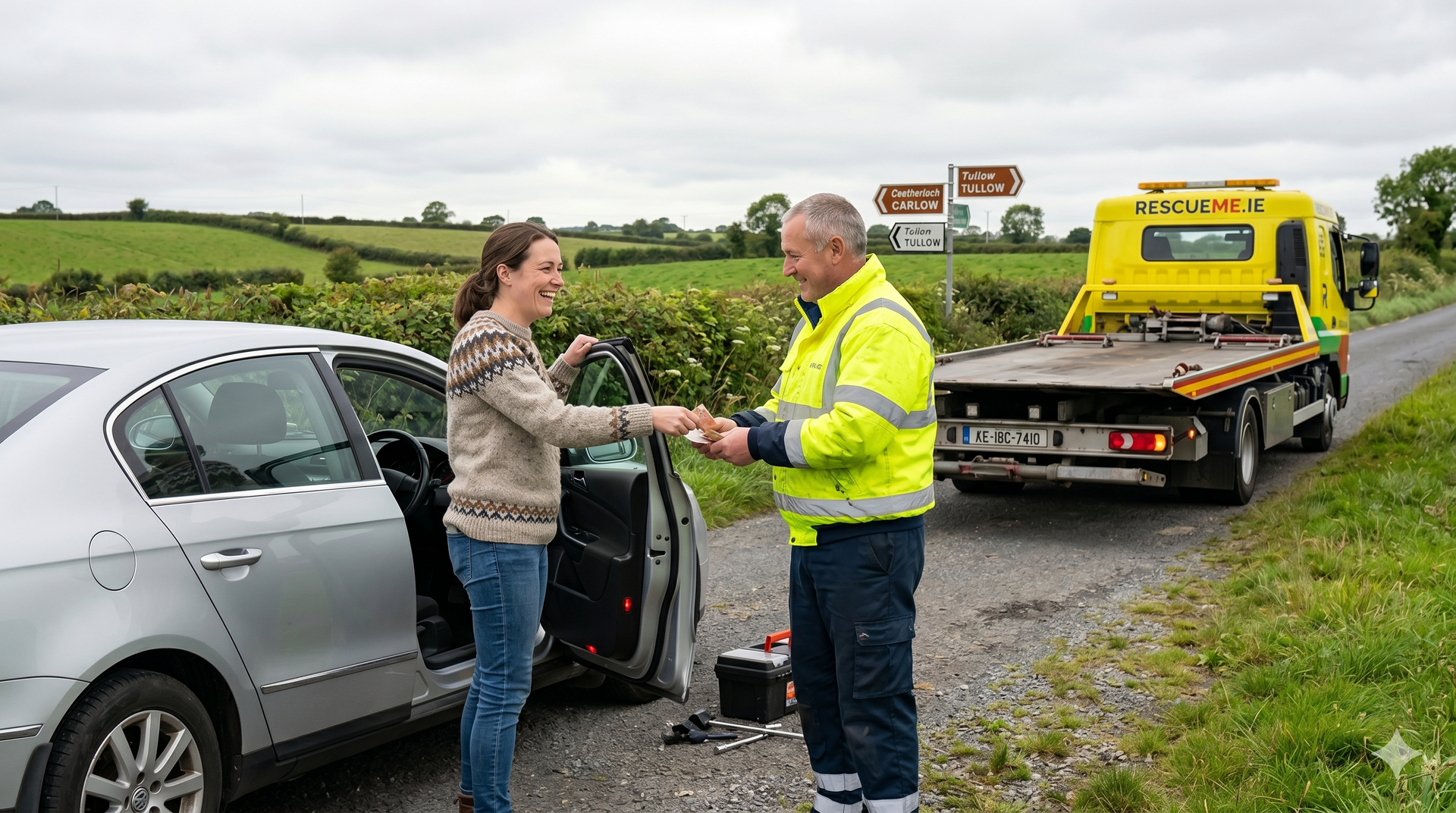 Pay As You Go Breakdown Recovery Ireland | No Membership Needed