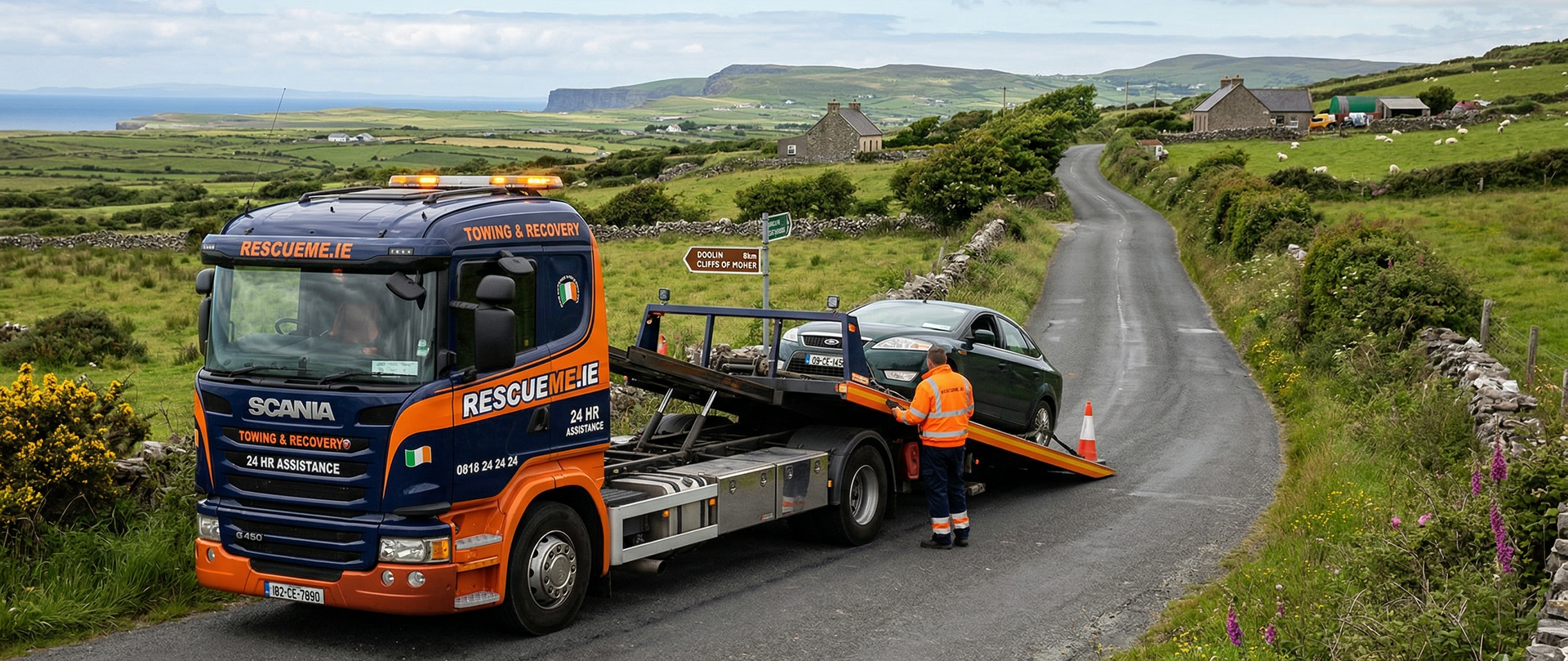 Tow Truck R468 Clare | 24/7 Feakle Breakdown Recovery