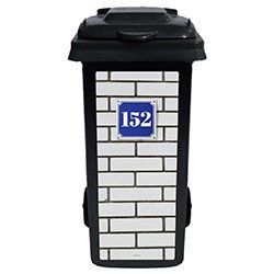 Klikosticker huisnummerbordje