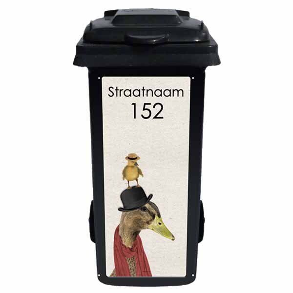 Klikosticker dieren eend