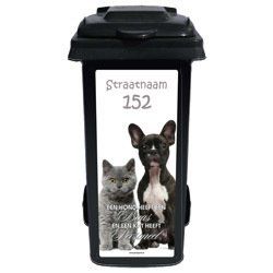 Klikosticker Kat & Hond