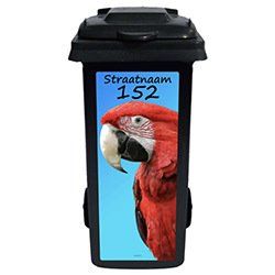 Klikosticker Papegaai