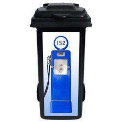 Klikosticker benzinepomp