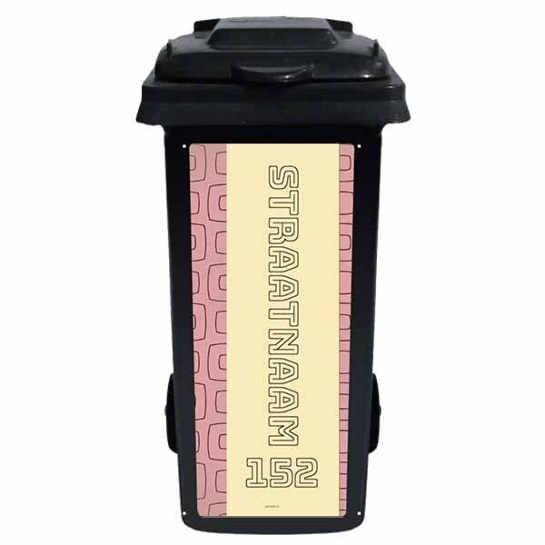 Klikosticker Retro streep