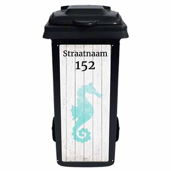 klikosticker hout Zeepaardje