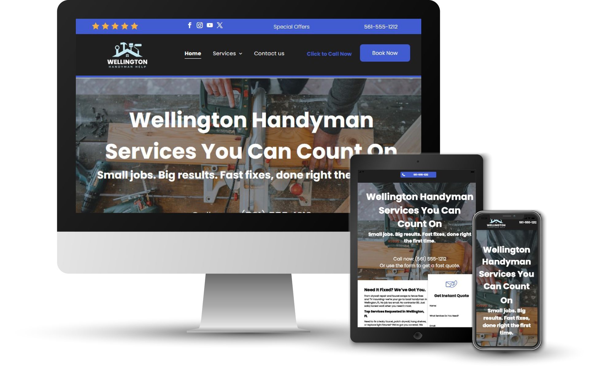 Wellington Handyman Help website