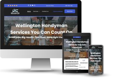 Mobile-friendly Handyman website for Wellington, Fl
