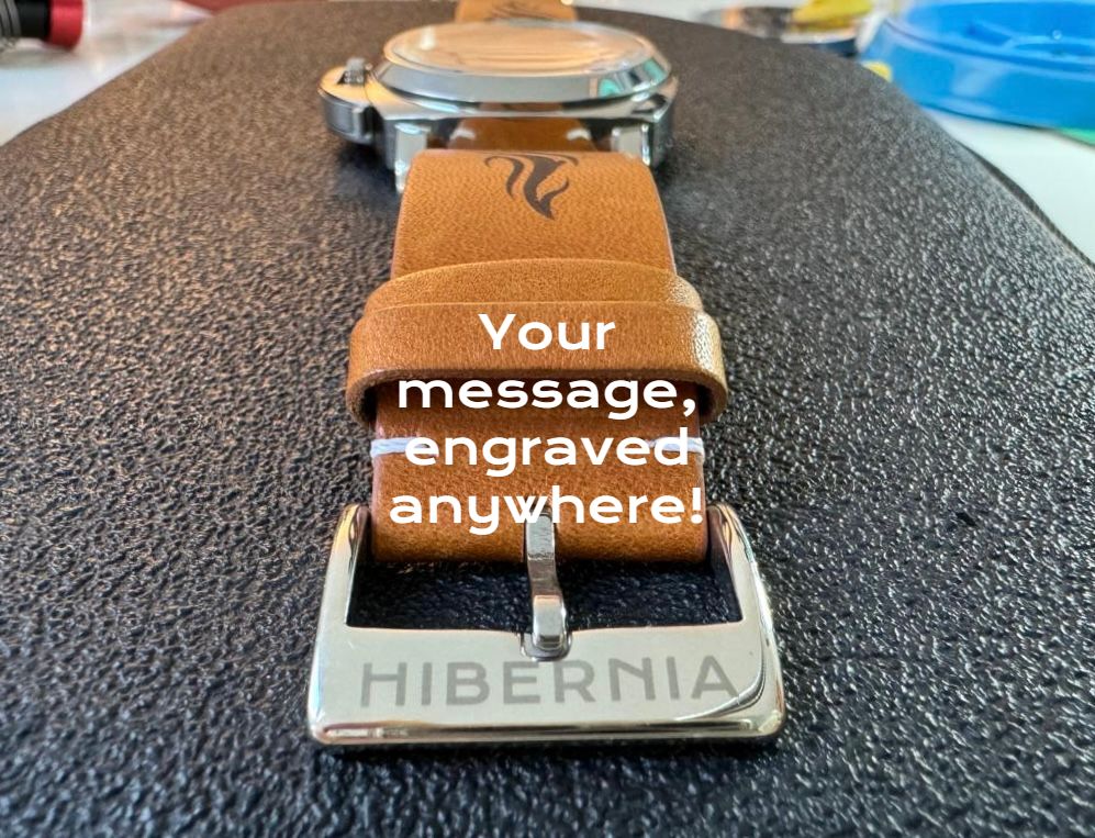 Hibernia laser engraving image