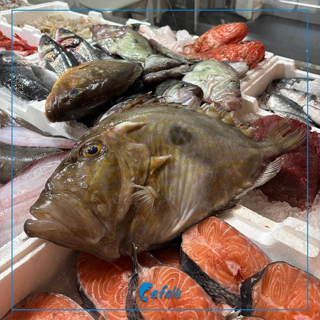 Un grosso pesce è seduto in cima a un mucchio di altri pesci.