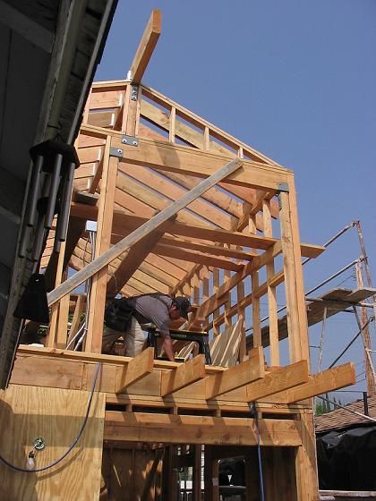 Roof Of A Wooden Structure -  Los Angeles, CA - New Castle Remodeling