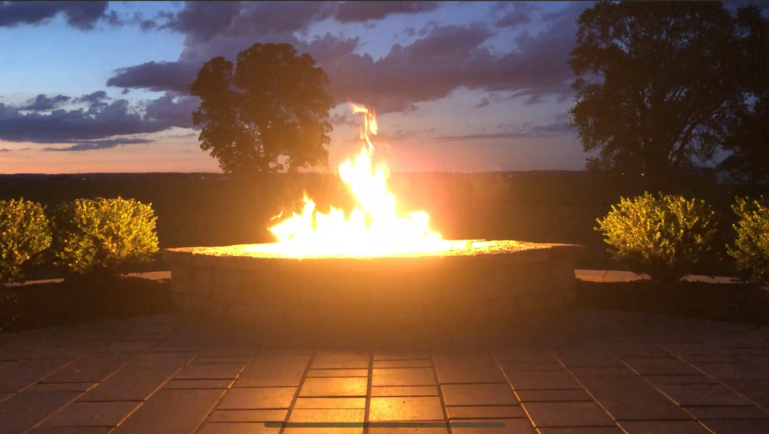 New Fire Pit in St. Louis MO | Hackmann Lawn & Landscape