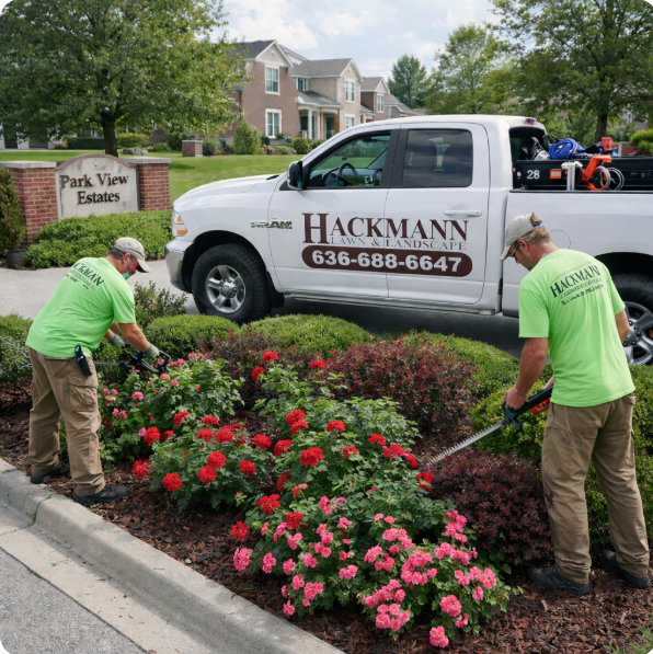 Leaf removal in St. Louis MO | Hackmann Lawn & Landscape