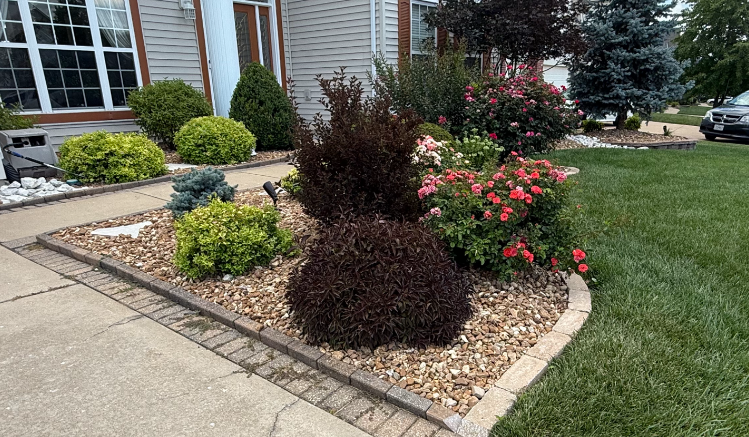 After winter landscaping curb appeal | Hackmann Lawn | St. Charles MO