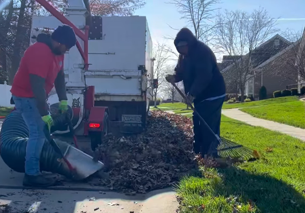 Leaf blower in St. Louis MO | Hackmann Lawn & Landscape