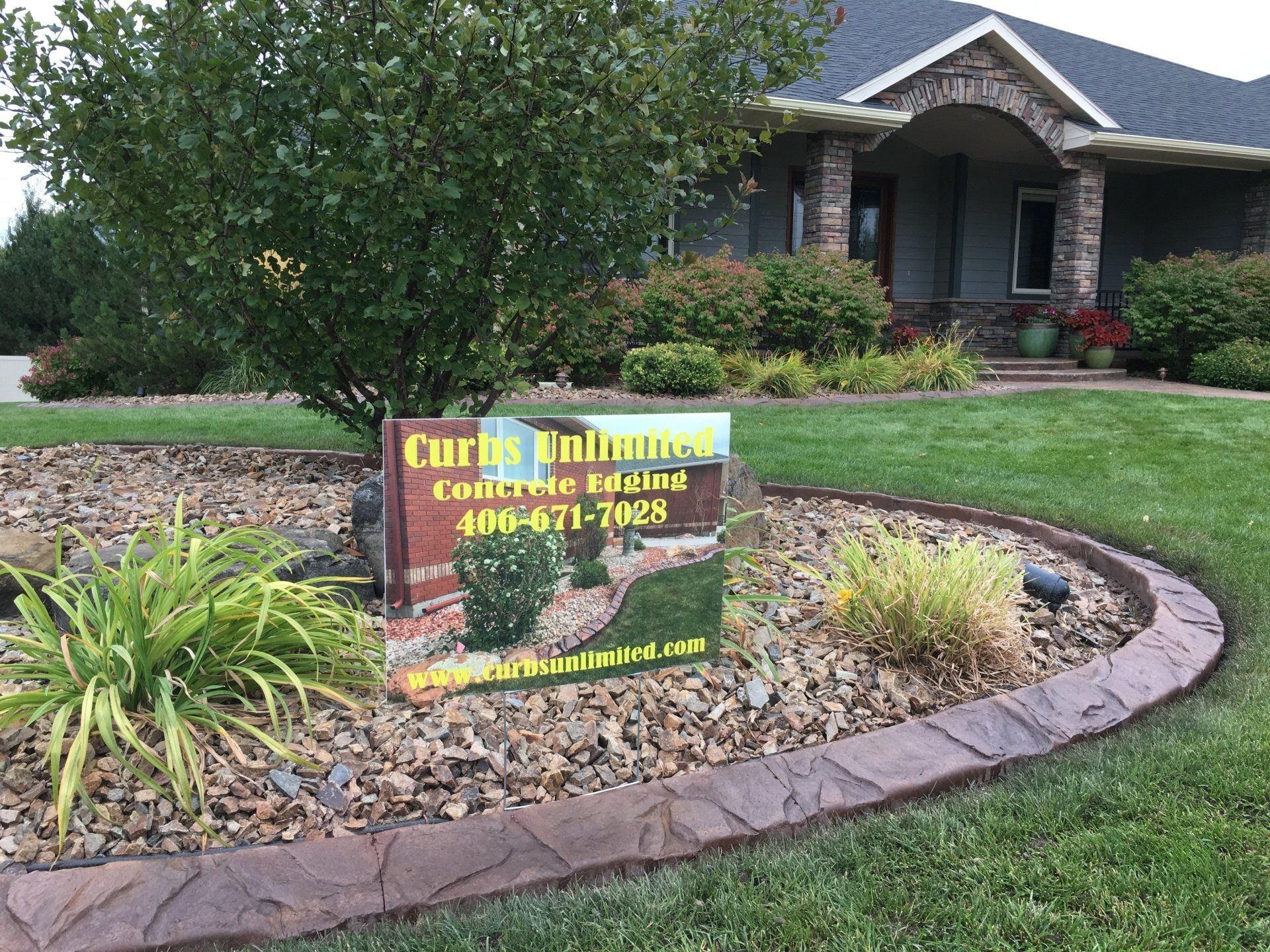 Garden Curbs — Billings, MT — Curbs Unlimited