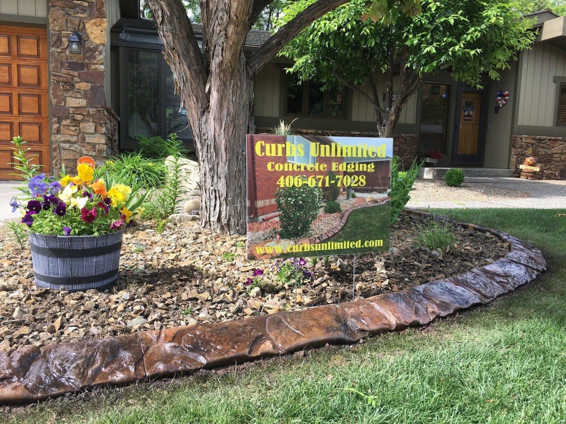 House Garden Curbs — Billings, MT — Curbs Unlimited