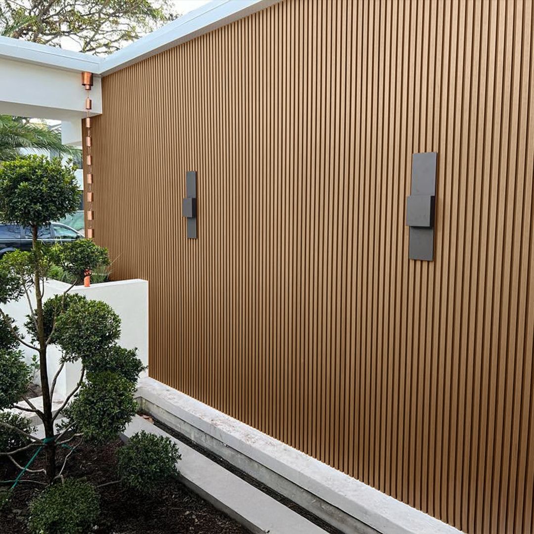 ?Wall Panel Exterior Co-Extruded G04 Teak