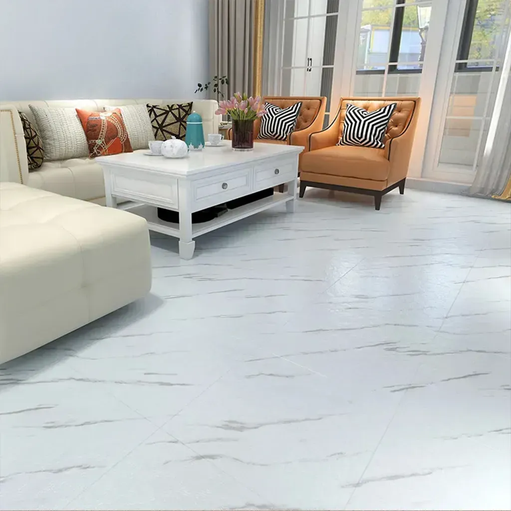 ✨Piso Vinílico Autoadhesivo White Carrara Matt 1,5mm