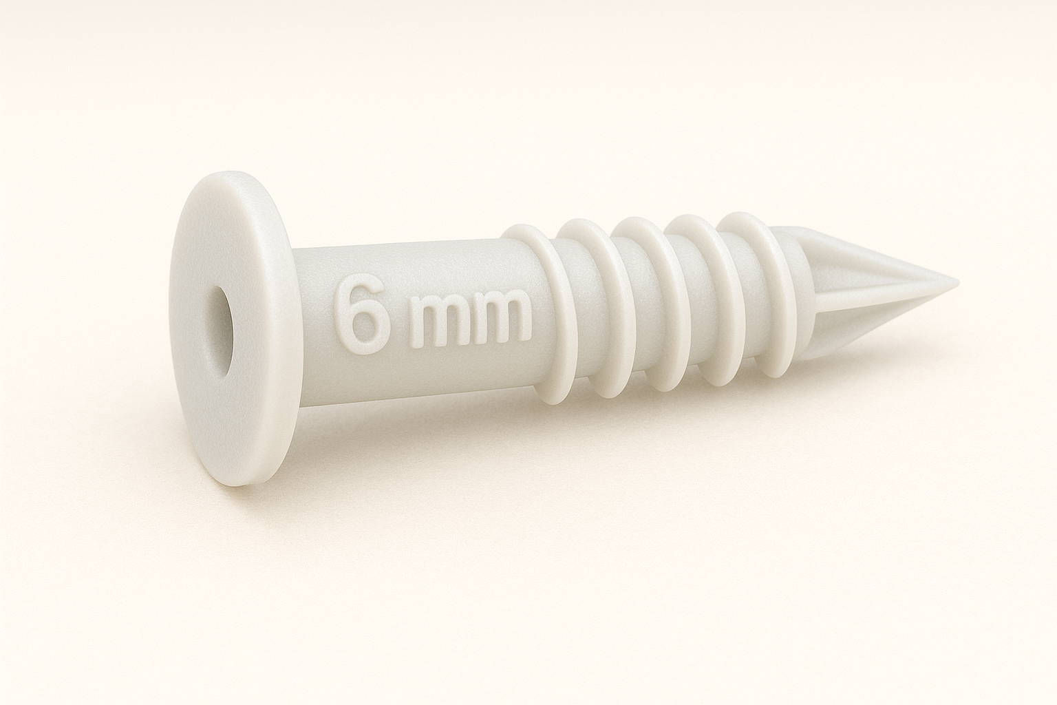 Taruga p/placa yeso 6 MM