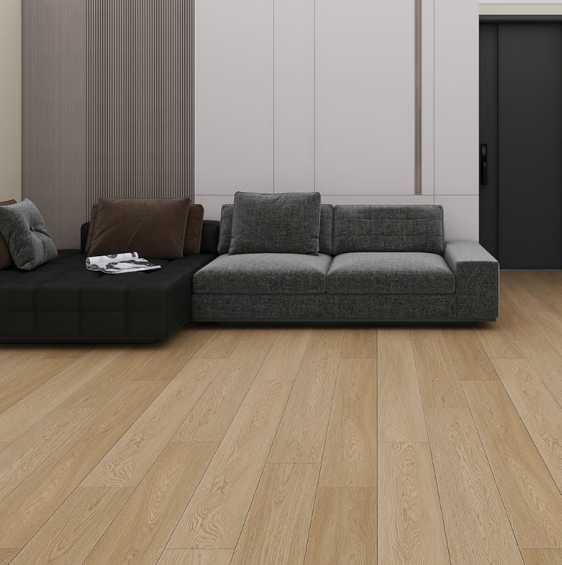 Piso Flotante Melamínico Waterproof Roble Seattle Wp011 10mm con manta