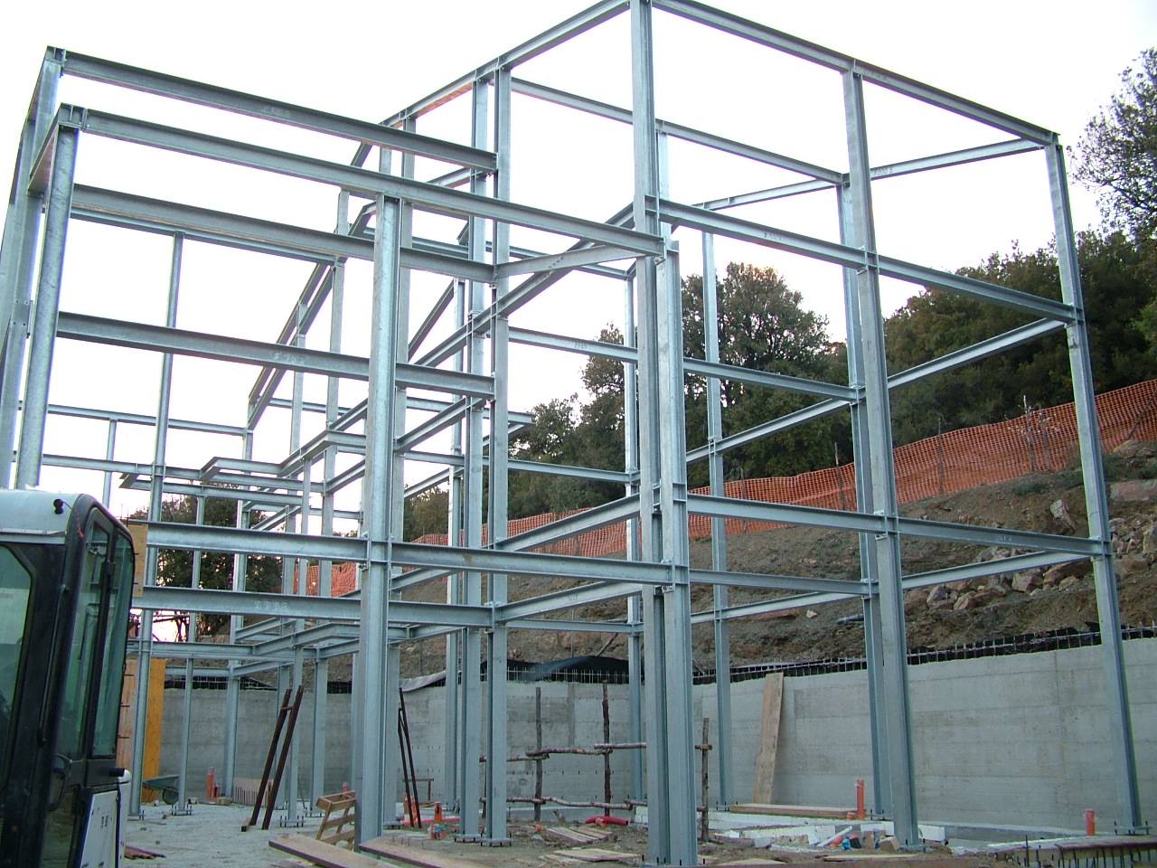 struttura in acciaio prefabbricata