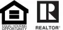 Logos for Equal Housing Opportunity and REALTOR®.