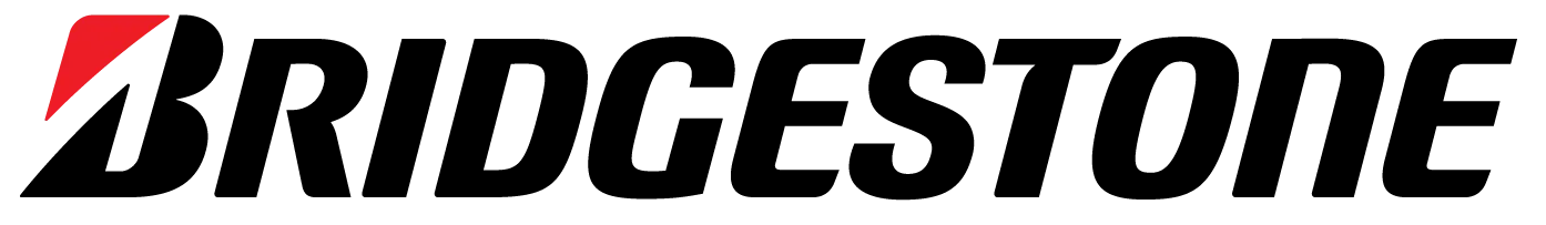 Bridgestone logo in black and red text on a white background