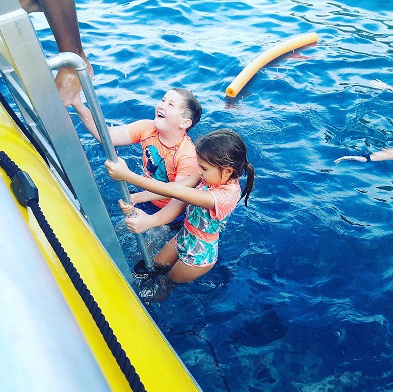 Kids Enjoying the Sea — Wailuku, HI — Maui Reef Adventures